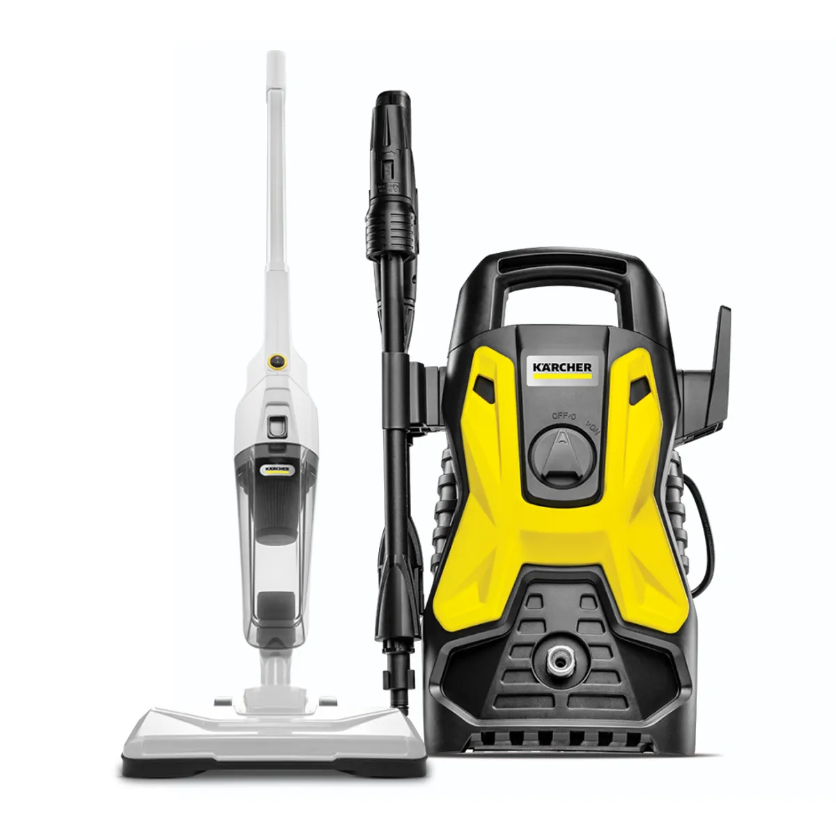 KARCHER - Combo Hidrolavadora Práctica + Aspiradora 2 en 1 VCL Stick