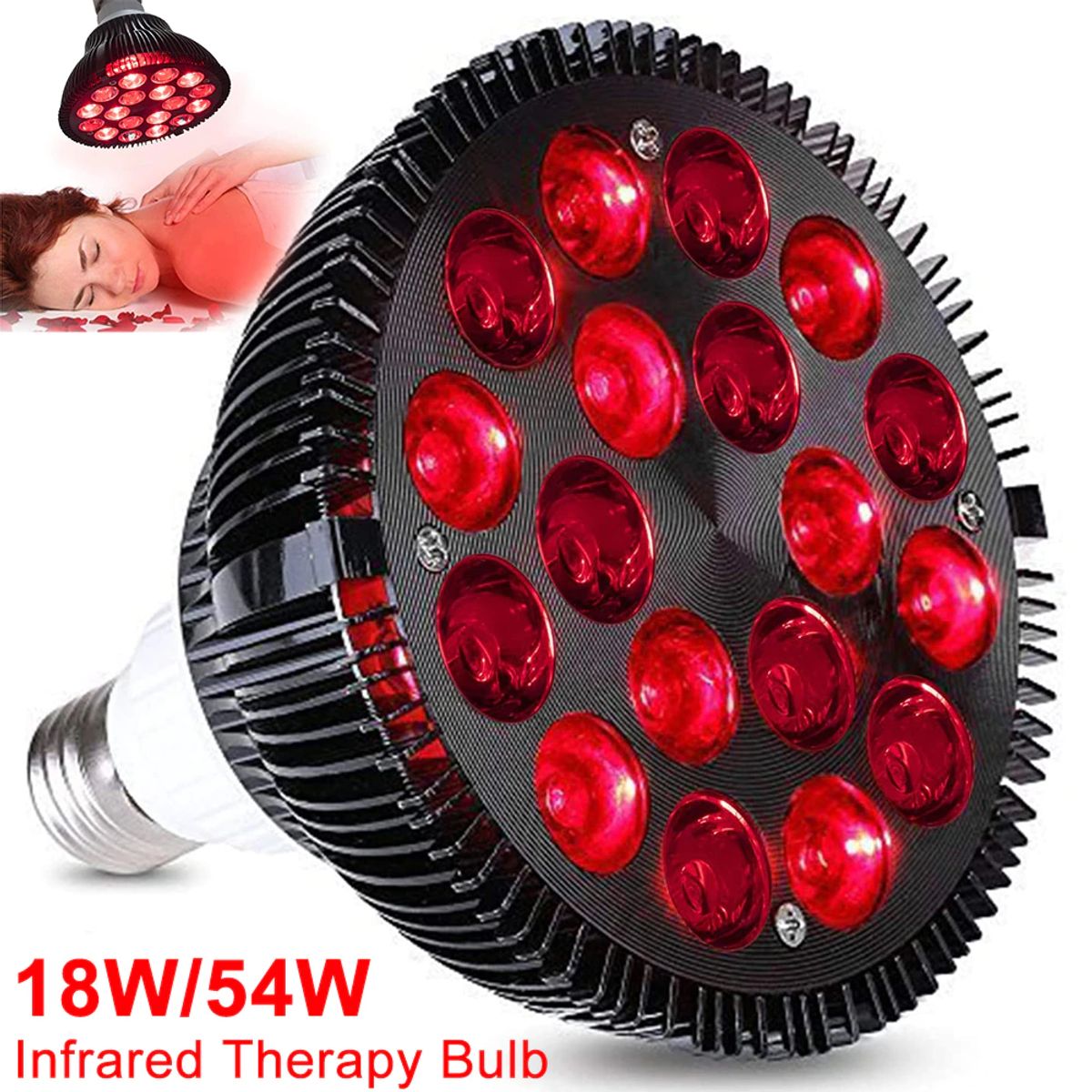 GENERICO - FOCO LED PARA TERAPIA INFRARROJA 54W PARA TERAPIA MUY ÚTIL