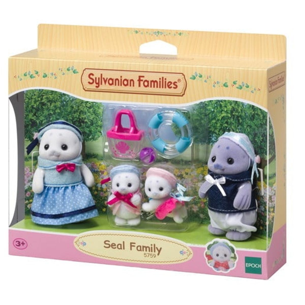 SYLVANIAN FAMILIES - Juguete Sylvanian Ternurin Familia Foca Original