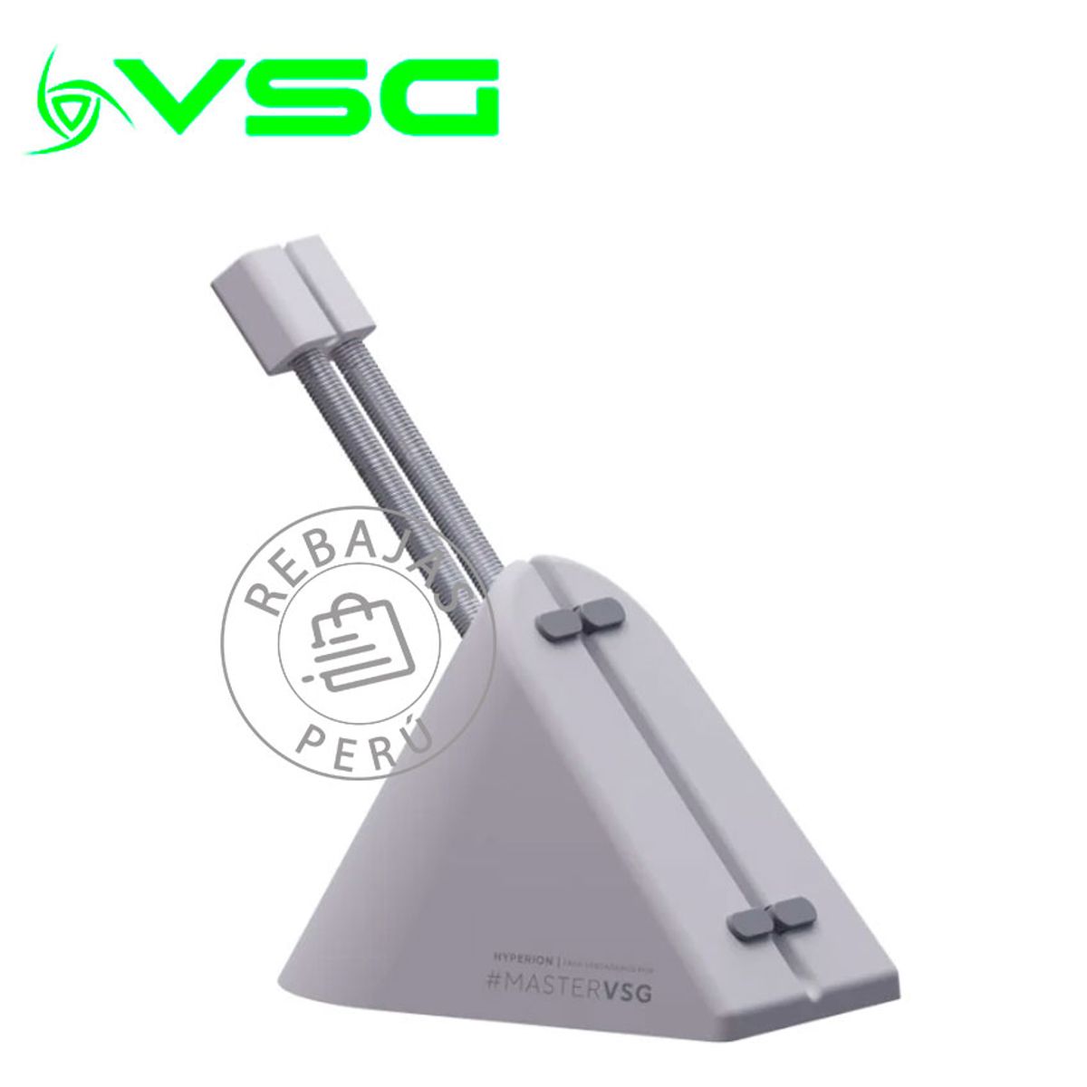 VSG - Soporte para Cable de Mouse VSG Hyperion White Base Antideslizante