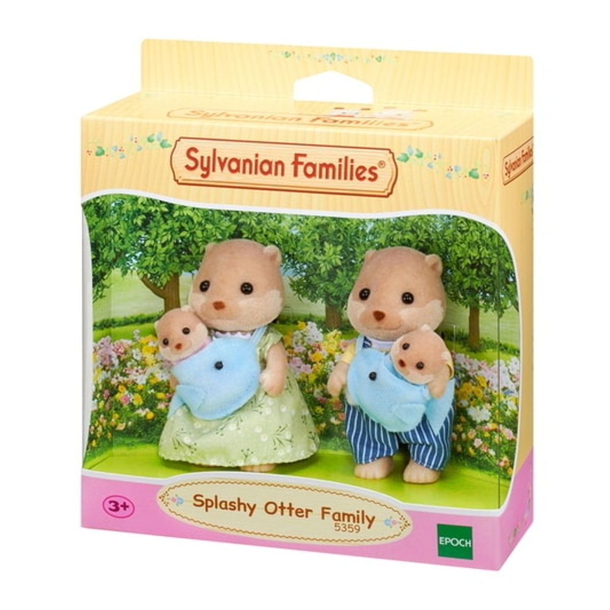SYLVANIAN FAMILIES - Juguete Sylvanian Ternurin Familia Nutria de Tierra Original