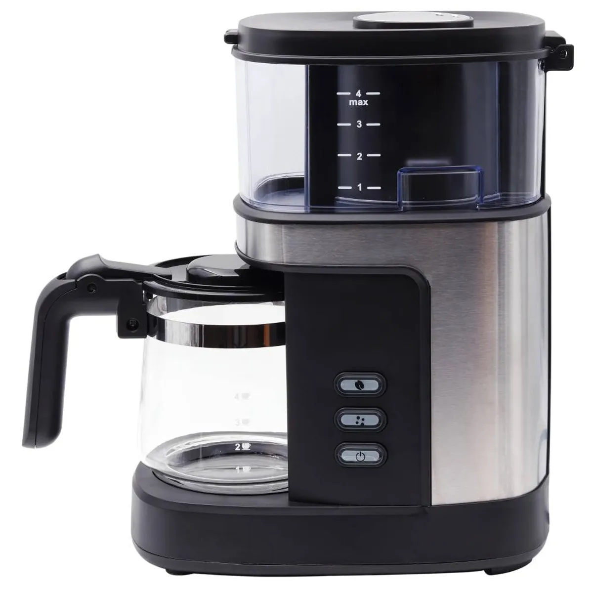 IMACO - Cafetera con Grinder Imaco 4 Tazas ICMG4070 – Negro