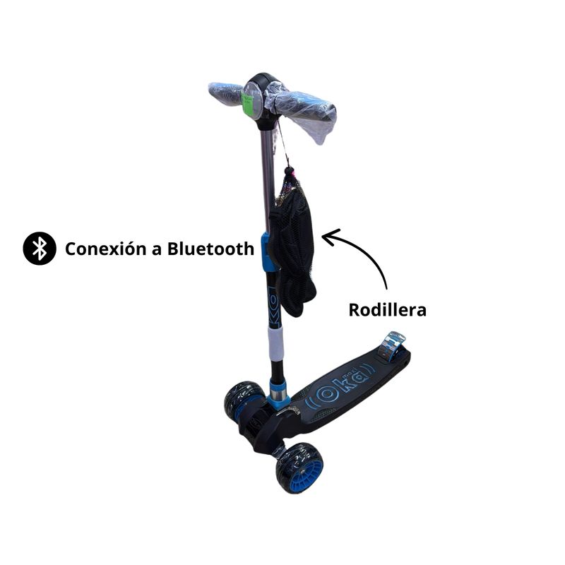 OKA - SCOOTER MAXI OKA - COLOR AZUL CON BLUETOOTH