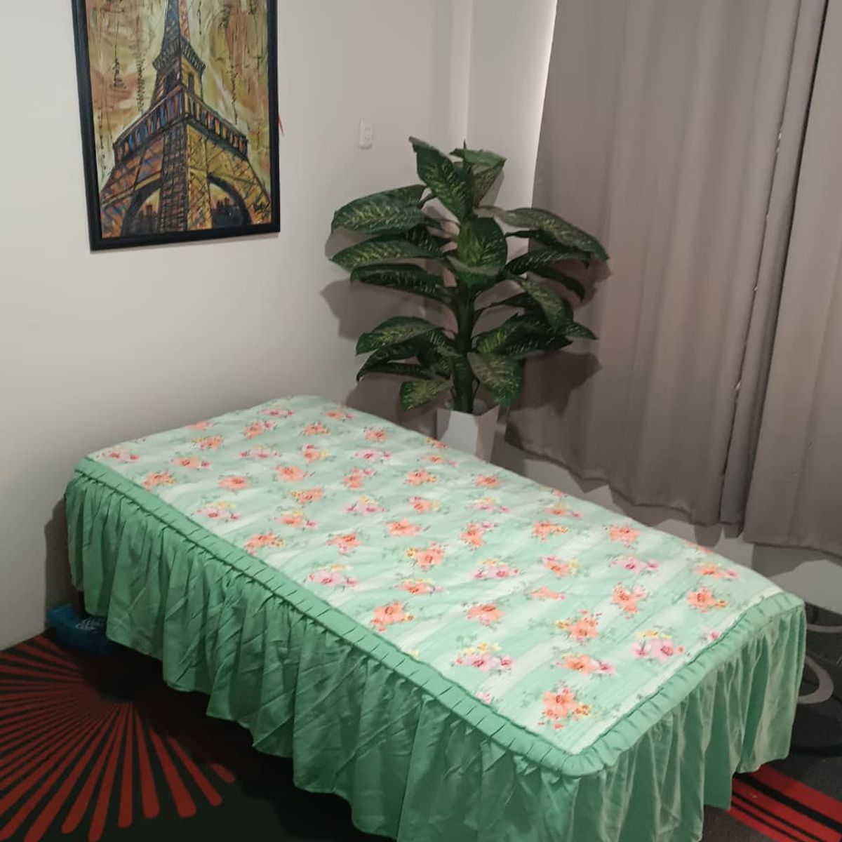 CUTE - CUBRECAMA CON BLONDA 1 PIEZA EN 2 PLAZAS