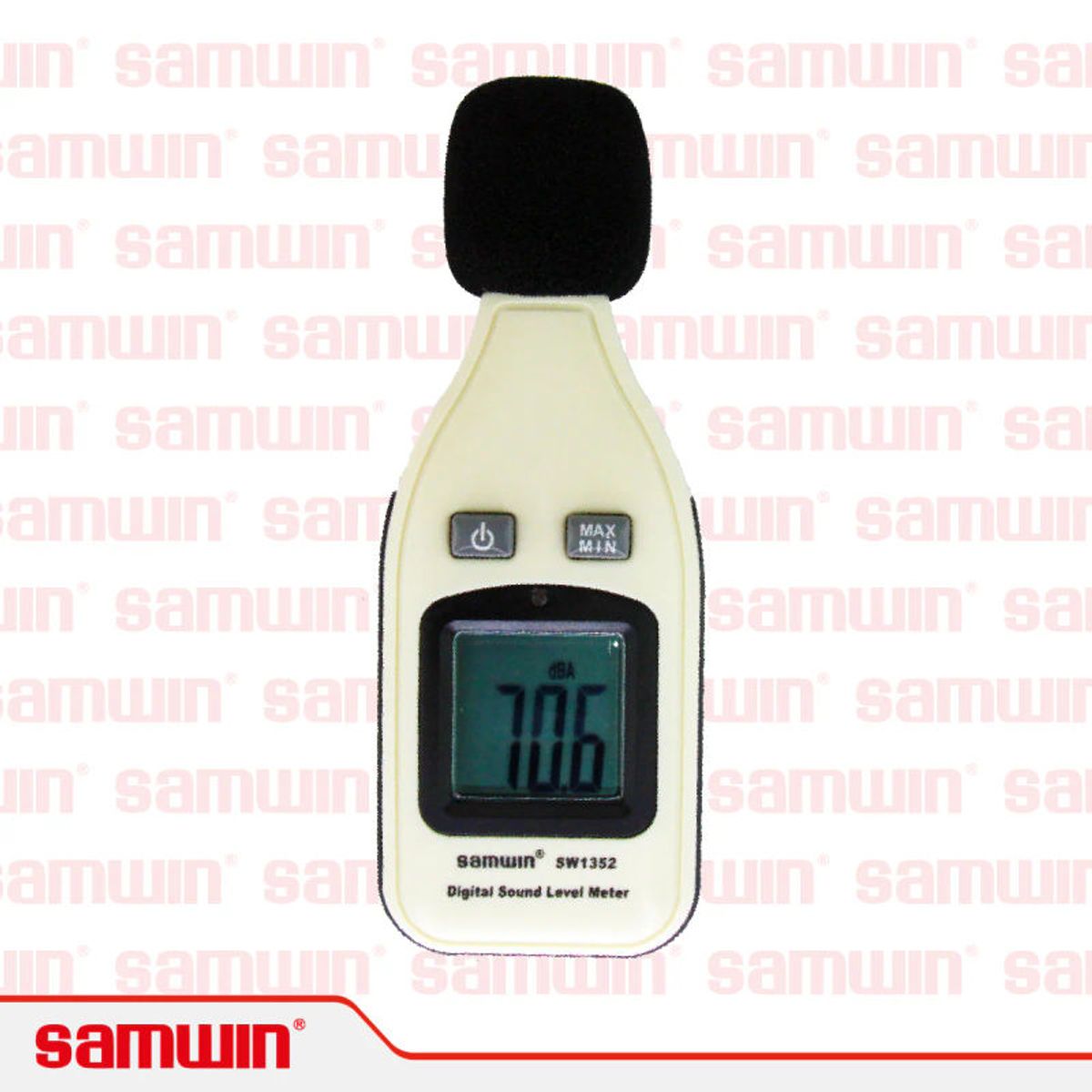 GENERICO - Medidor de nivel de sonido digital Samwin - SW 1352