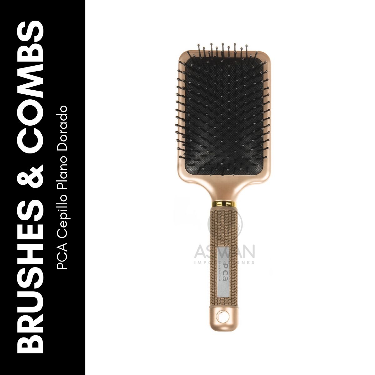 GENERICO - Cepillo Plano Dorado - PCA