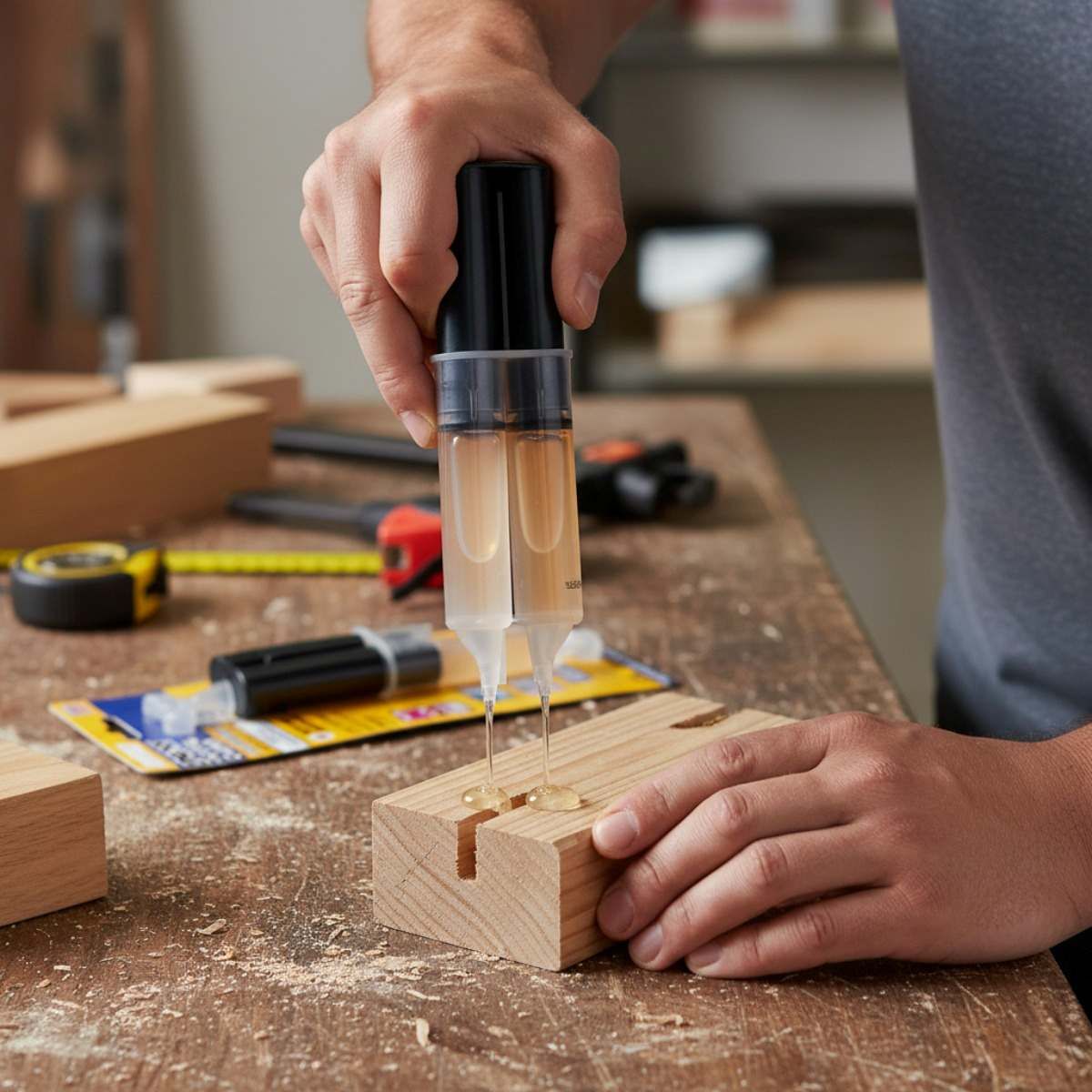 ABRO - ABRO Adhesivo Acero Epóxico Inyectable Transparente 25ml EP-300