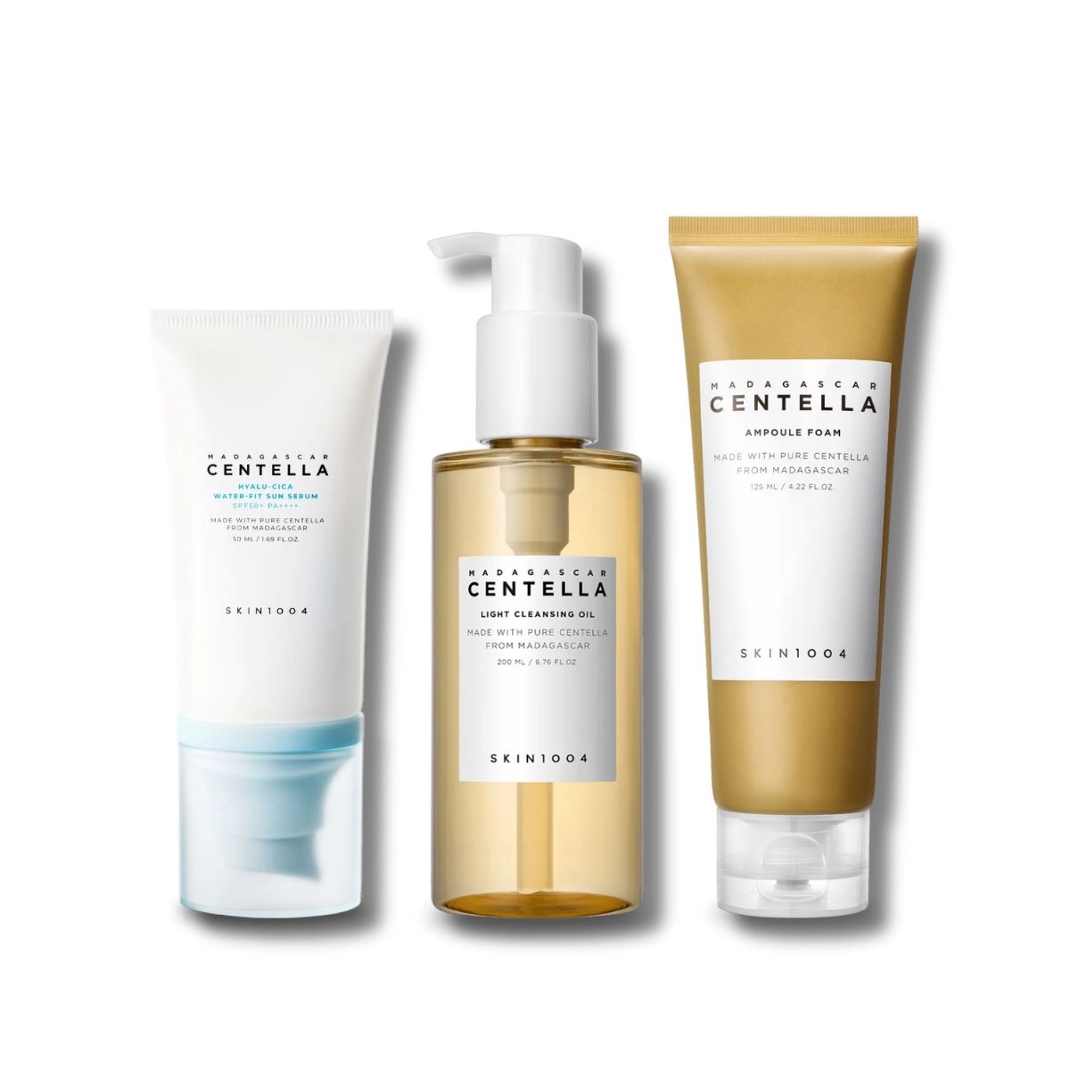 SKIN1004 - SKIN1004 Essential Set Centella Duo Cleanser & Water-Fit Sun Serum