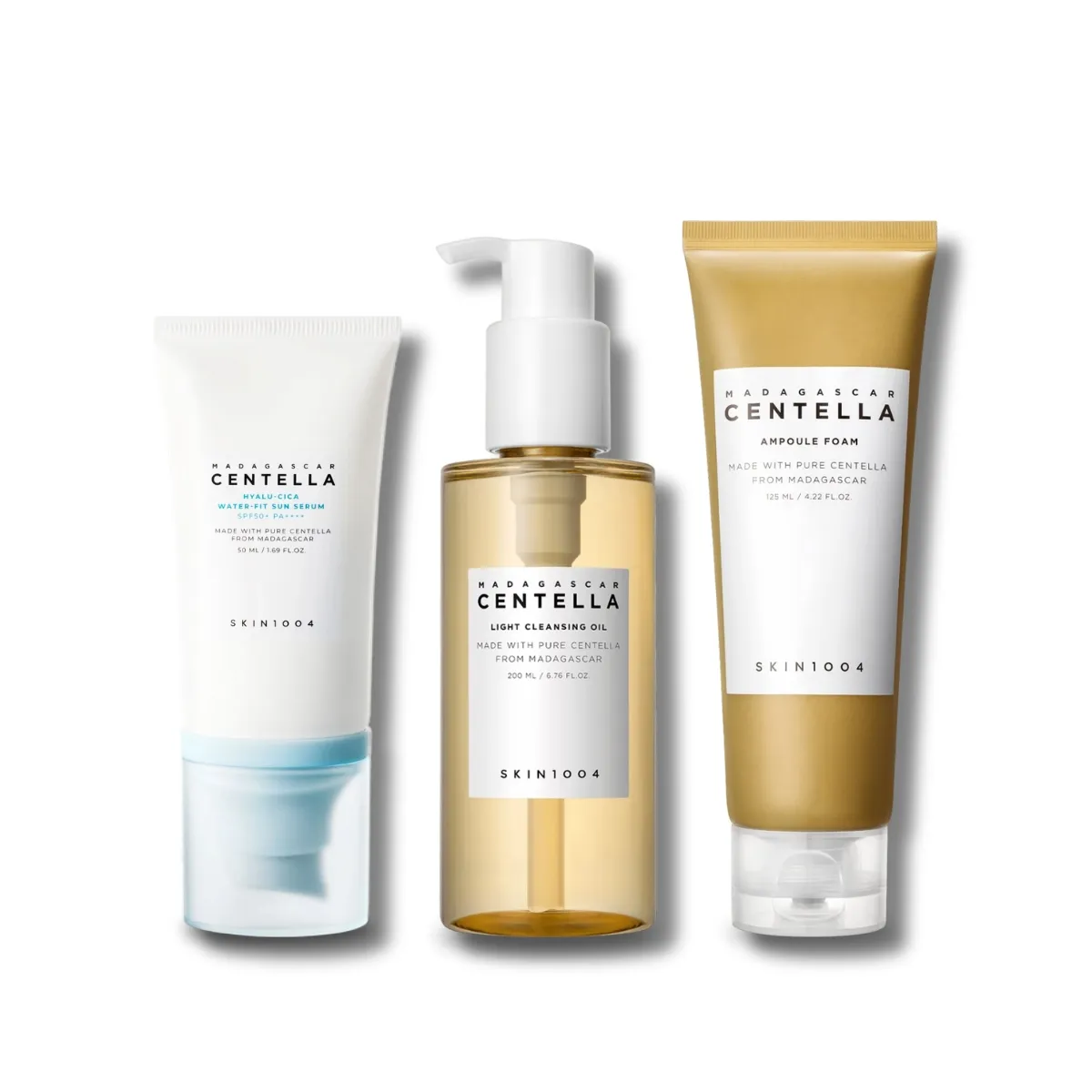 SKIN1004 - SKIN1004 Essential Set Centella Duo Cleanser & Water-Fit Sun Serum