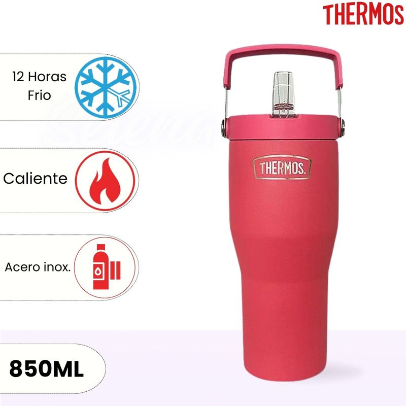 THERMOS - Termo Para Bebida Outdo 850 Ml Fucsia Neón.