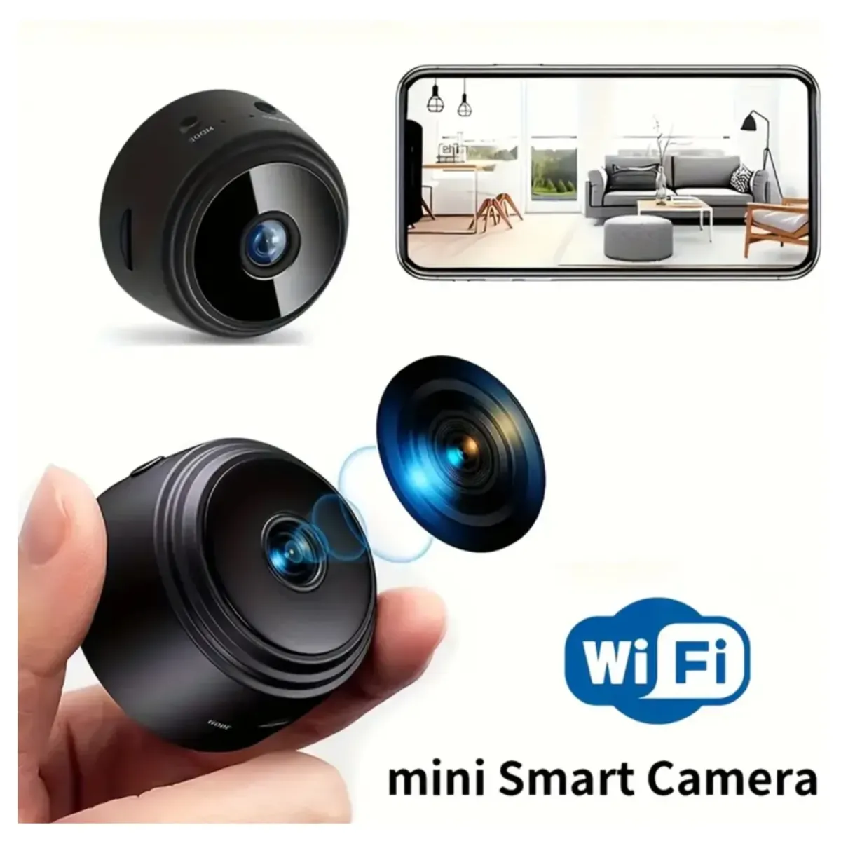 GENERICO - Cámara de Seguridad Inteligente para el Hogar WiFi