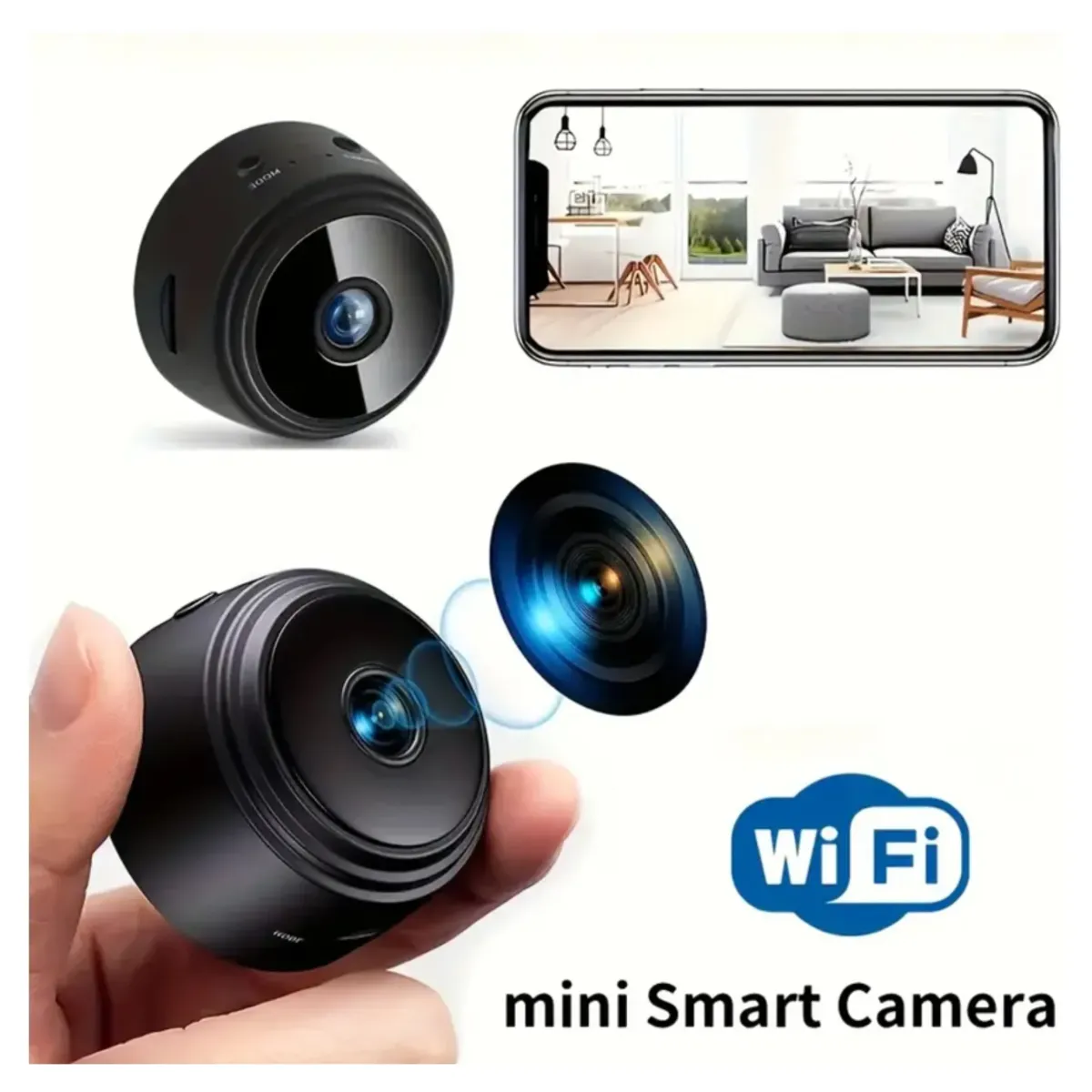 GENERICO - Cámara de Seguridad Inteligente para el Hogar WiFi