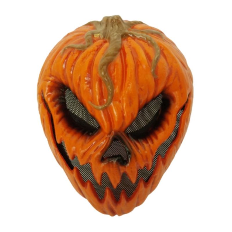 GENERICO - Máscara Calabaza Tenebrosa con Elastico Halloween
