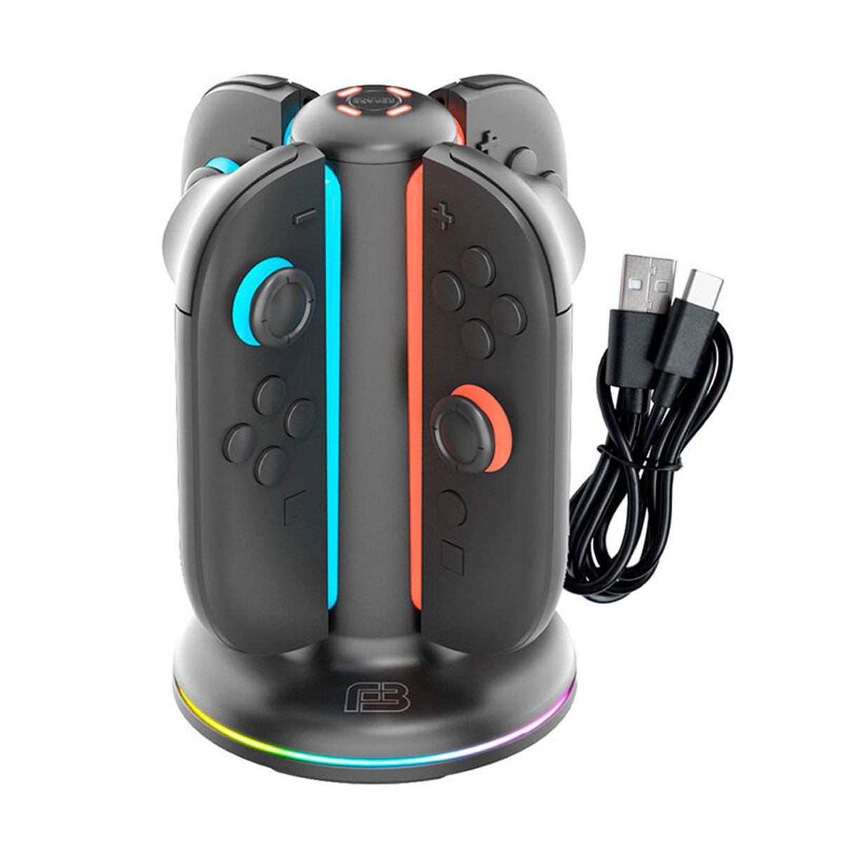 GENERICO - Blackfire Quad Charging Dock For joycon Controller 2