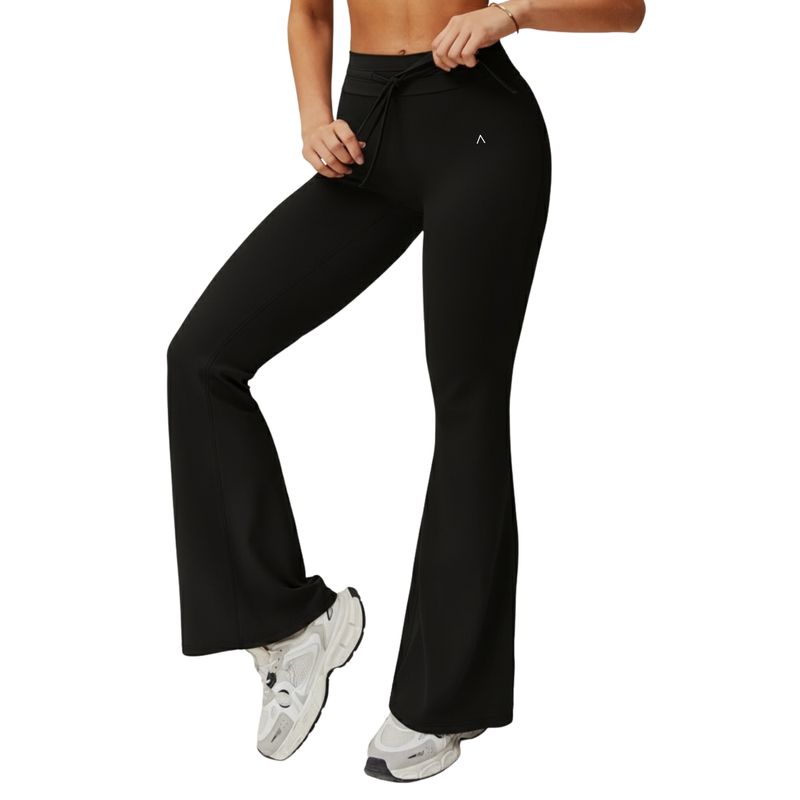 ALPHA FIT - Leggings Flare Palazo - Malla deportiva mujer - Leggins mujer