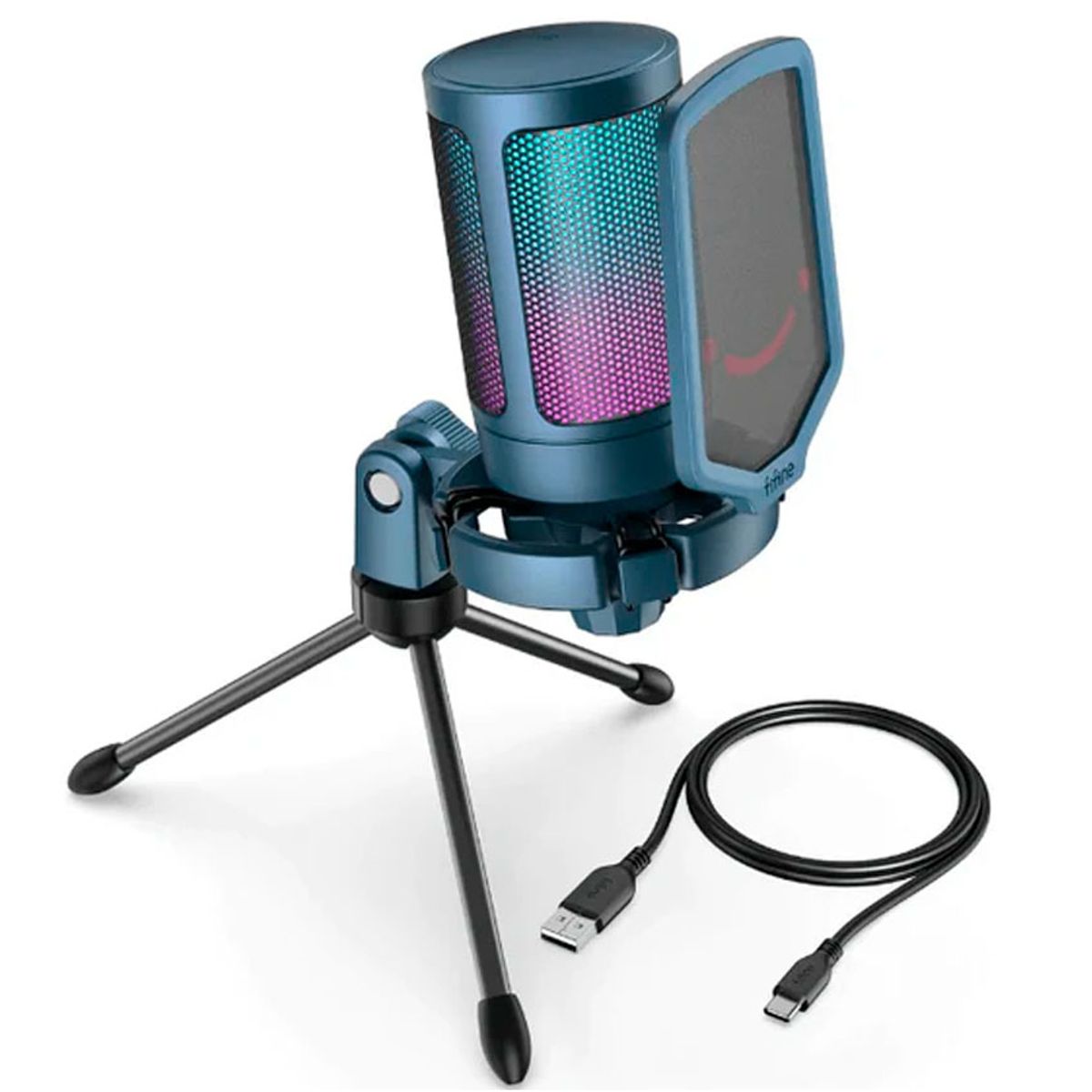 FIFINE - Micrófono Fifine A6V BLUE con condensador