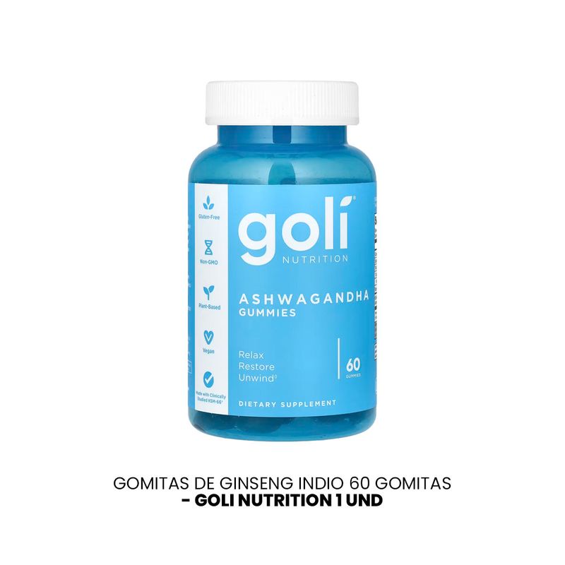 GENERICO - Goli Ashwagandha Gummies - 60 gomitas