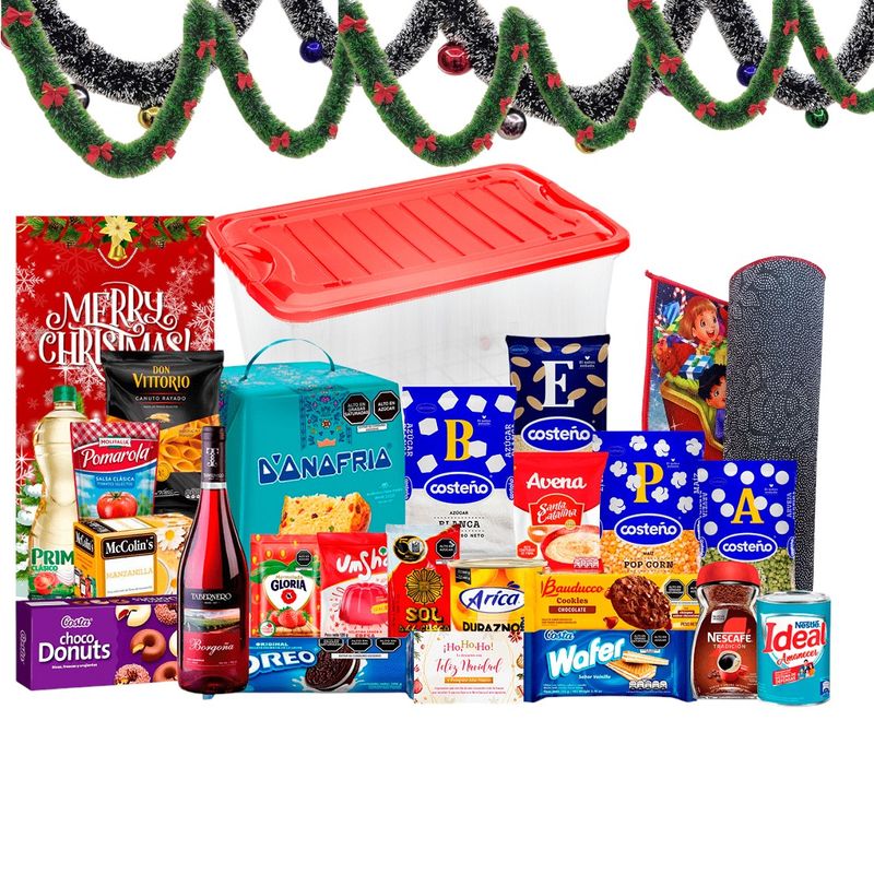 GENERICO - CANASTA NAVIDEÑA GOLD