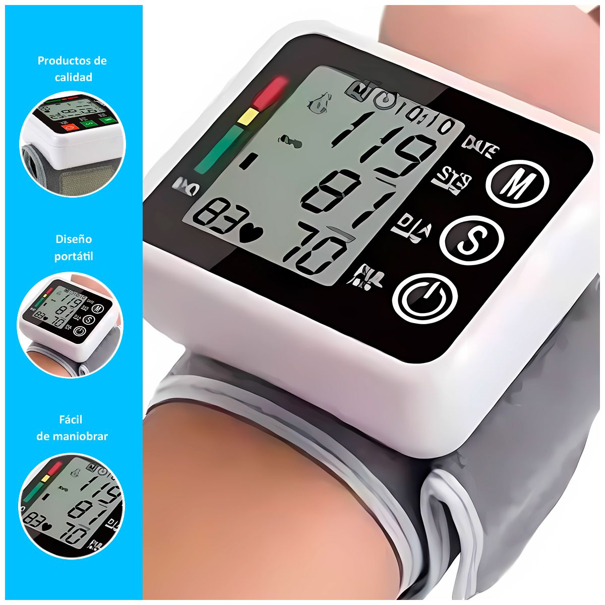 GENERICO - Toma Presion Digital De Muñeca