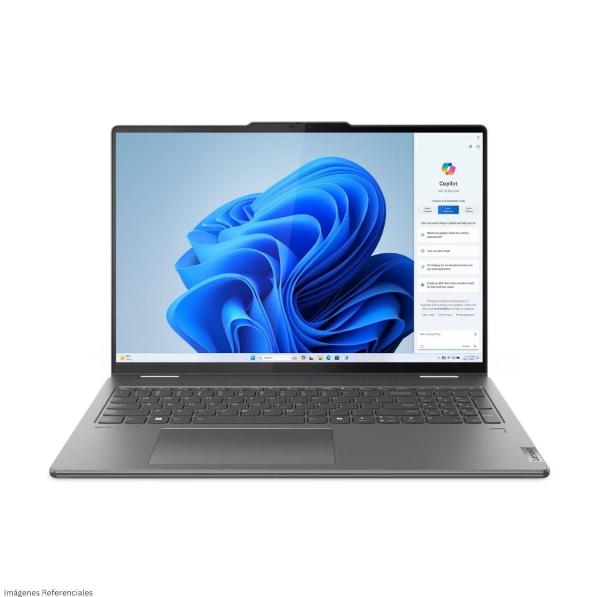 LENOVO - Laptop Lenovo Yoga 7 2 en 1 Intel Core Ultra 7 155U 16 GB DDR5 RAM 1TB SSD 16"  WUXGA TouchScreen