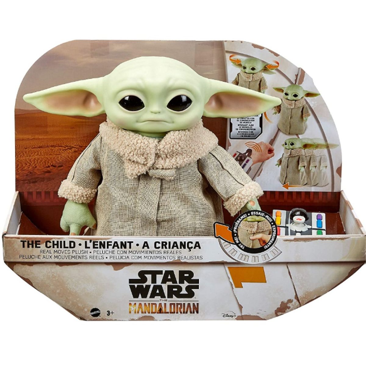 GENERICO - juguete The Mandalorian Yoda Movimientos Reales a Control