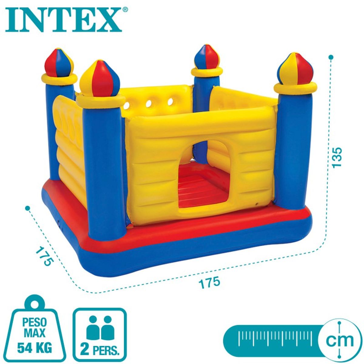 INTEX - Castillo Inflable Saltarín Infantil
