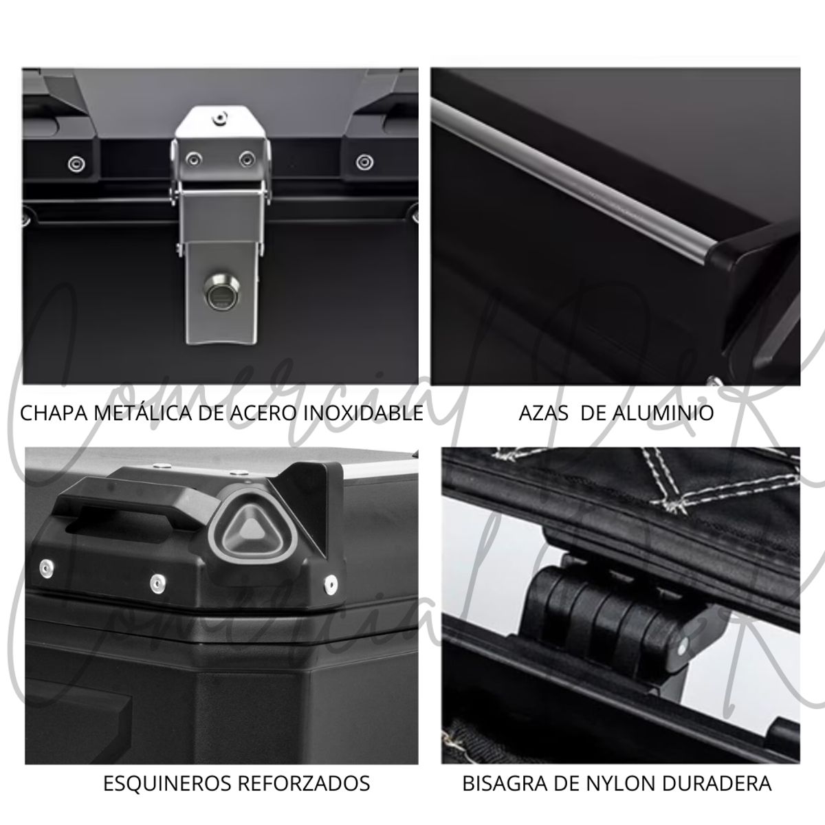 GENERICO - CAJUELA MALETERO 55L ABS MOTO