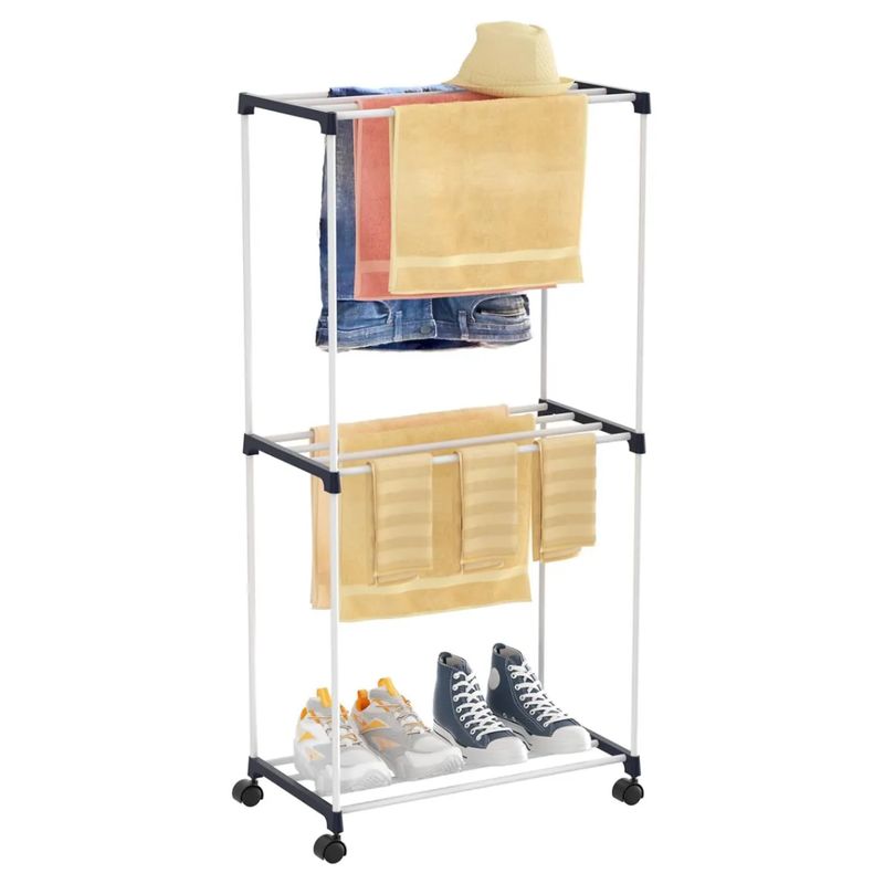 INSPIRA MARKET - Colgador de Ropa Tendedero Organizador 3 Niveles