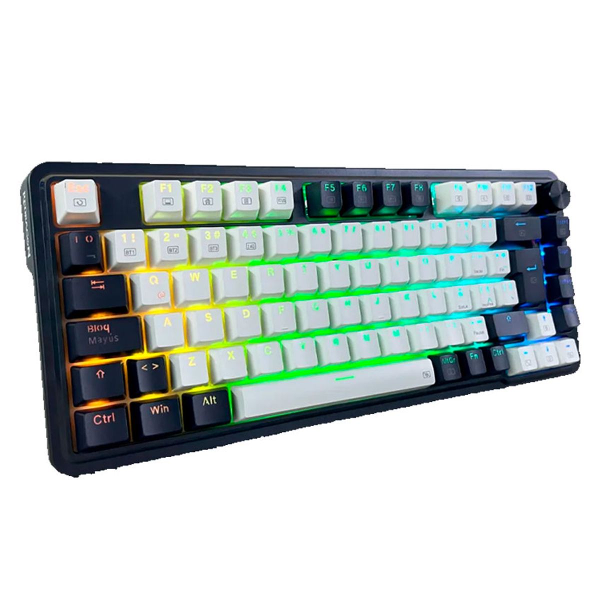 REDRAGON - Teclado Mecánico Gamer Redragon UCALPRO-RGB Wireless Español RGB 75%