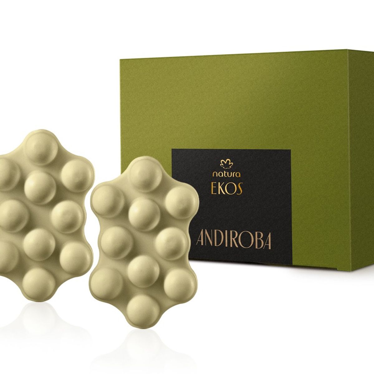NATURA - Jabones masajeadores Andiroba Ekos Natura x 02 und Tododia