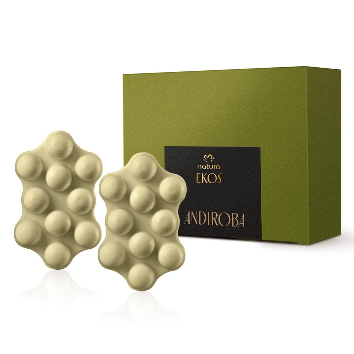 NATURA - Jabones masajeadores Andiroba Ekos Natura x 02 und Tododia