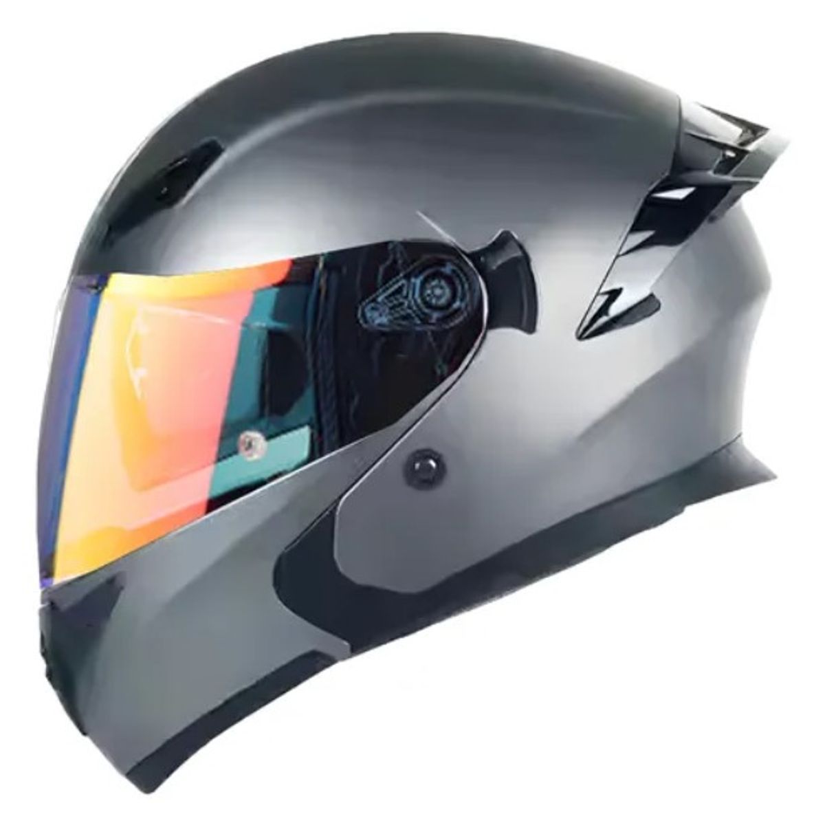 CES - CASCO MOTO CES ABATIBLE GRIS MATE DOT ECE