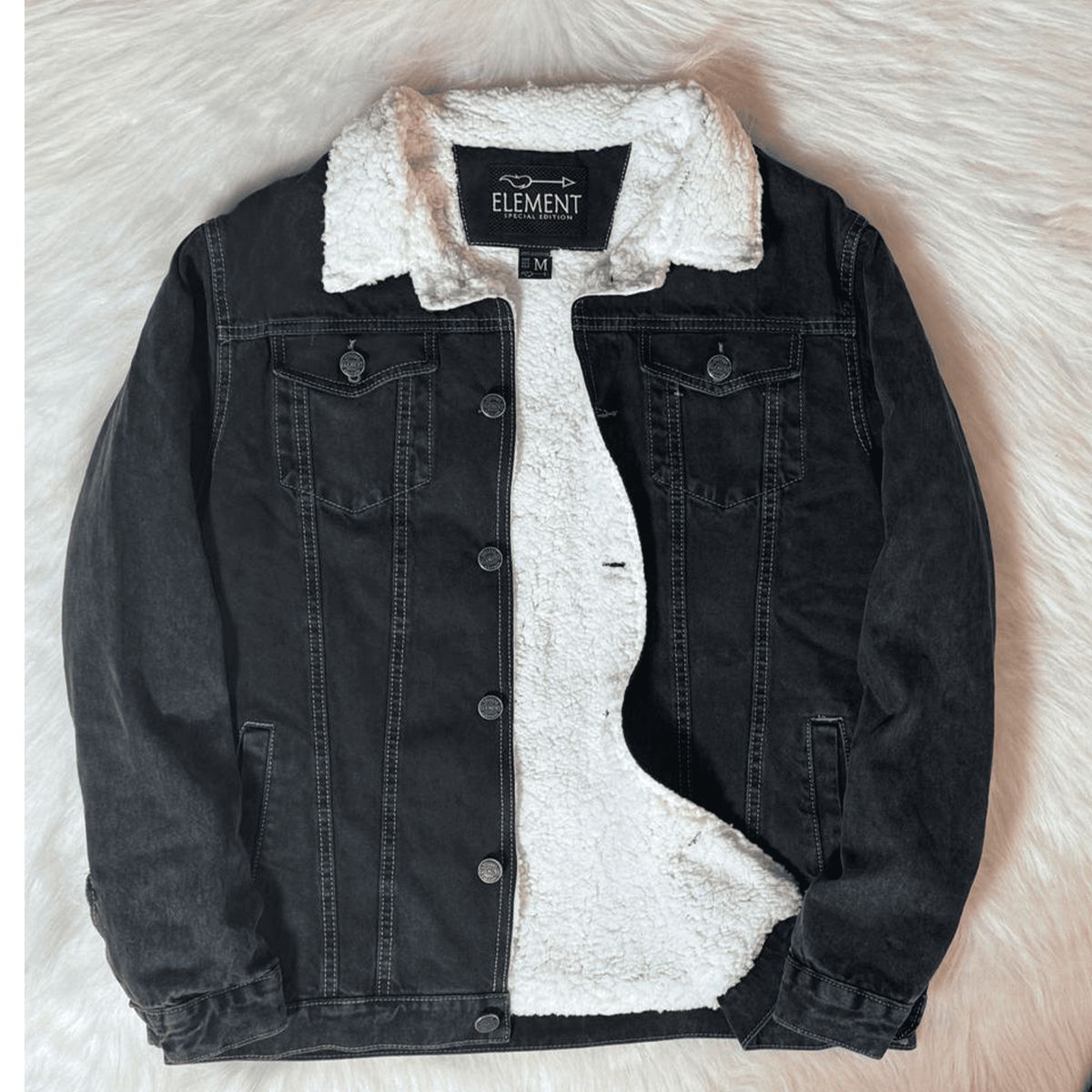 GENERICO - CASACA JEANS CON PELUCHE DE HOMBRE-