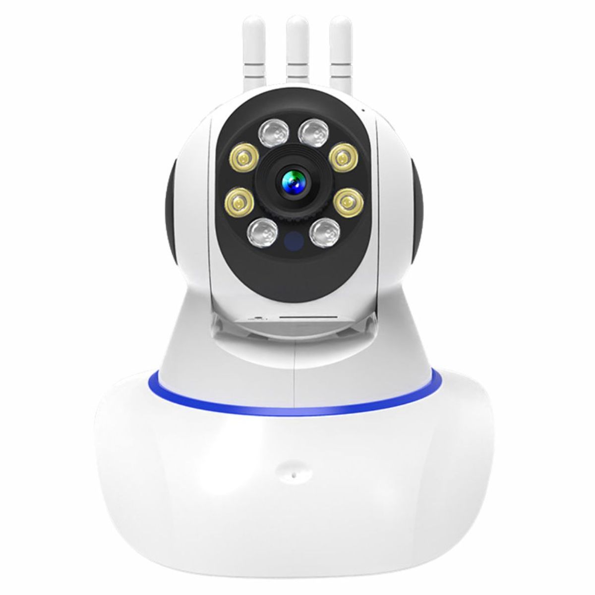 SEISA - Cámara IP WiFi SEISA IPC-I102  360° Full HD Intercomunicador y Visión Nocturna