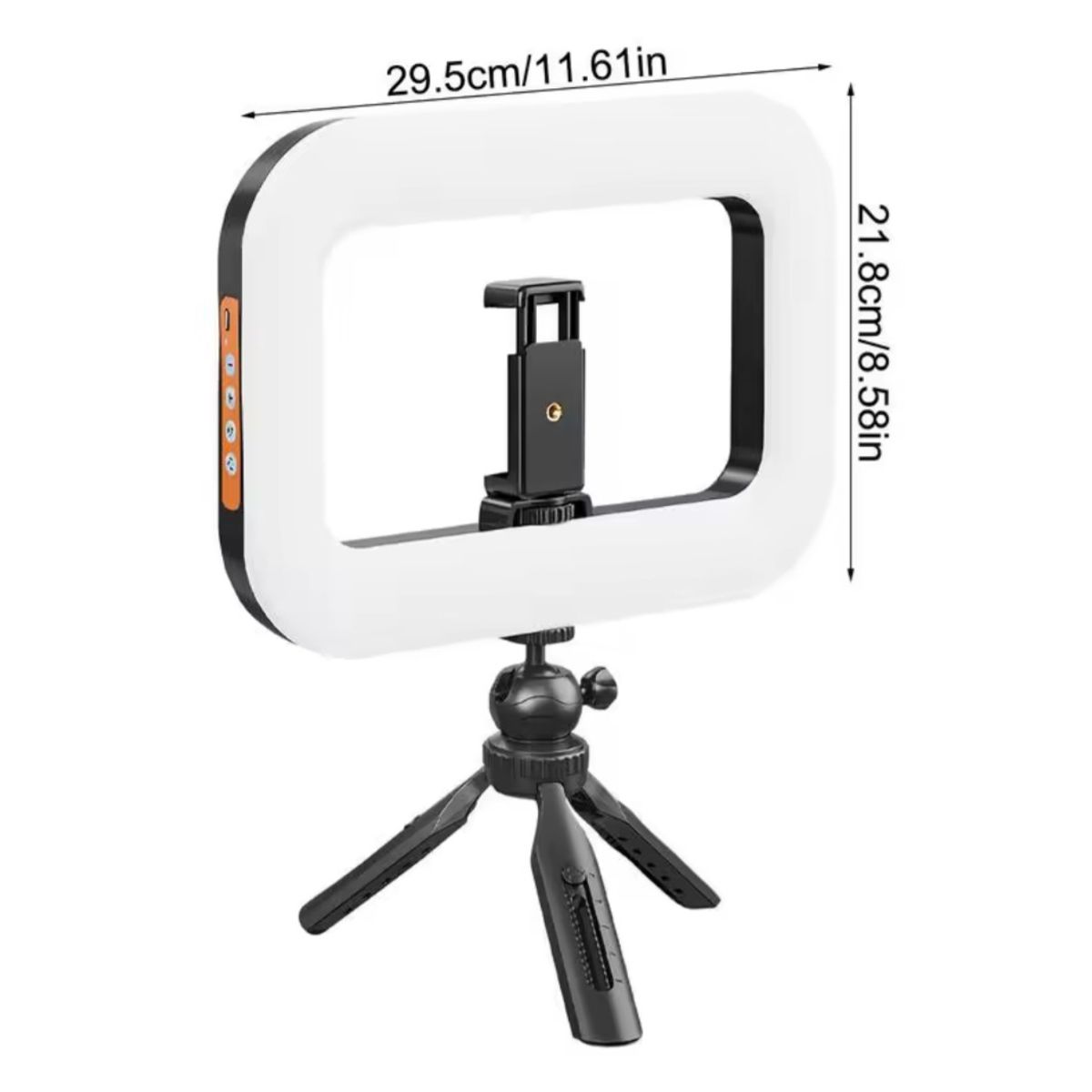 GENERICO - ARO LED JAULA ESTABILIZADOR DE GRABACION CELULAR CÁMARAS RECARGABLE