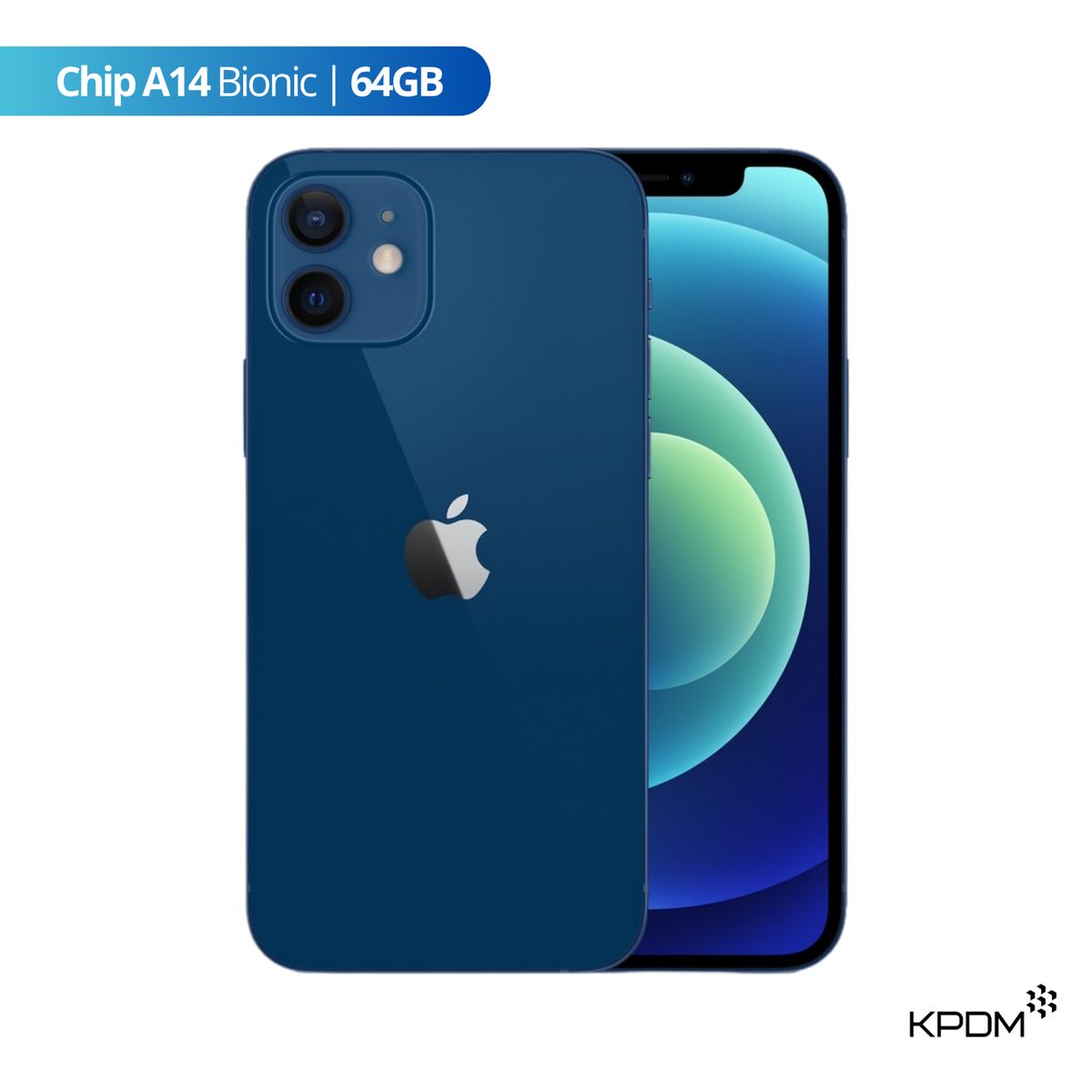 APPLE - Celular iPhone 12 64GB Azul Seminuevo Grado A