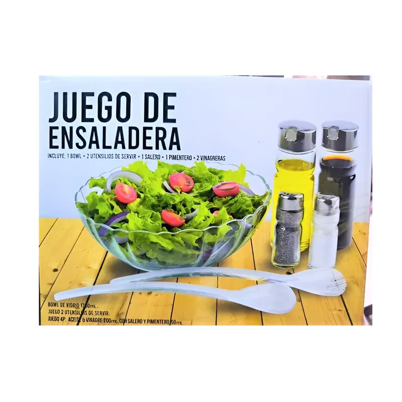 GENERICO - JUEGO DE ENSALADERA COMPLETO