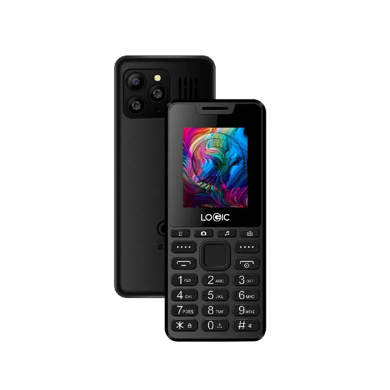 LOGIC - Celular Logic B7L 4G Negro Dual SIM - Rendimiento Rápido y Diseño Mod