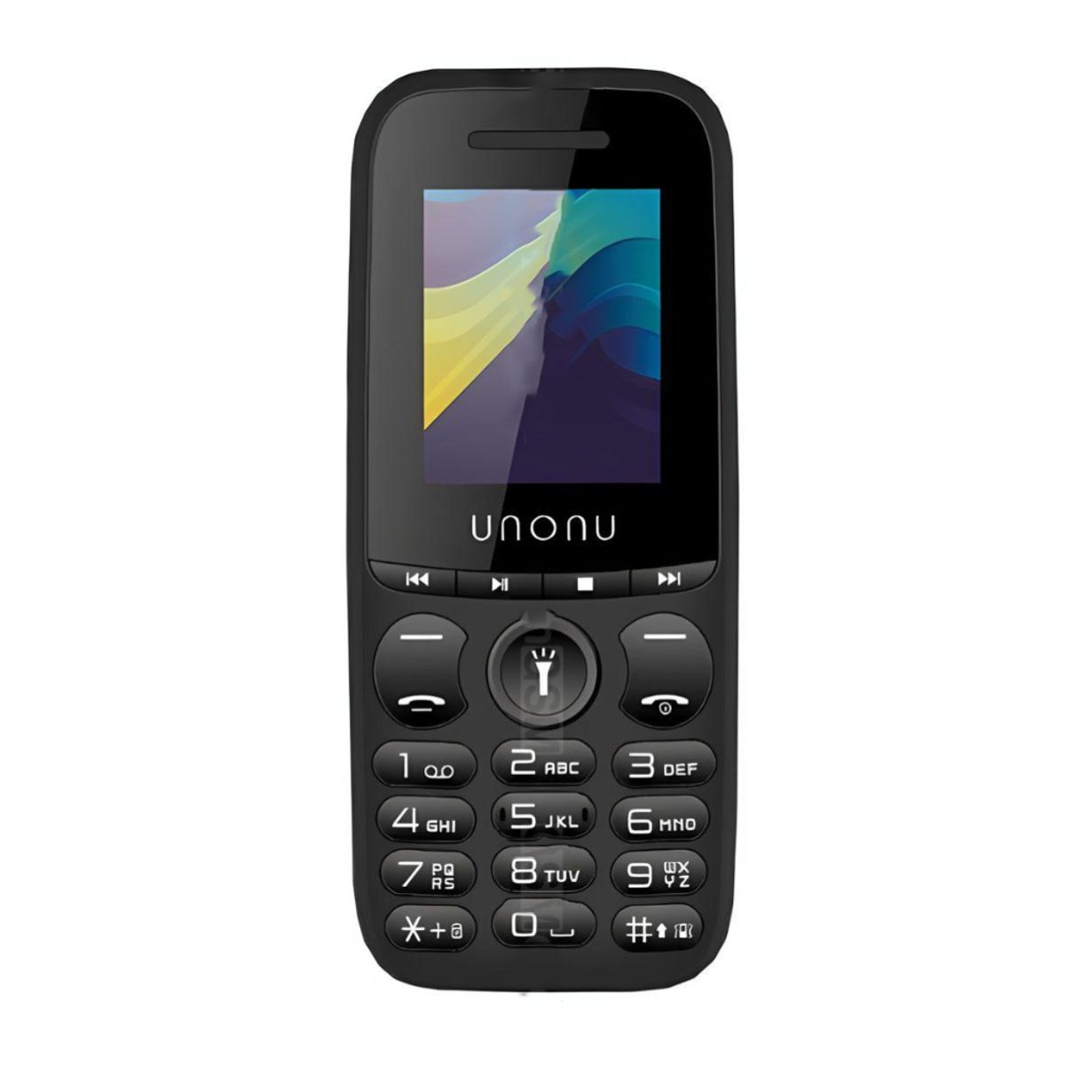 UNONU - Celular Unonu Box 2G Negro - Conectividad Dual Sim Y Diseño Compacto Ideal Para Uso Diario