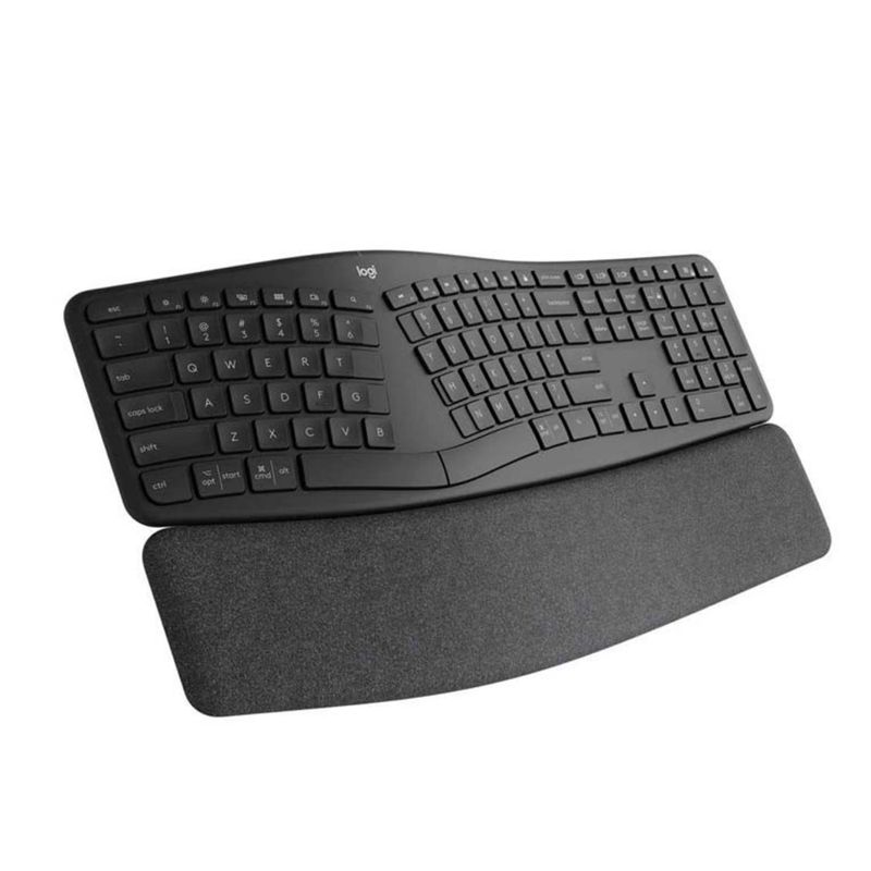 LOGITECH - Teclado Ergonomico Logitech Ergo K860 Wireless Bluetooth Negro - Como