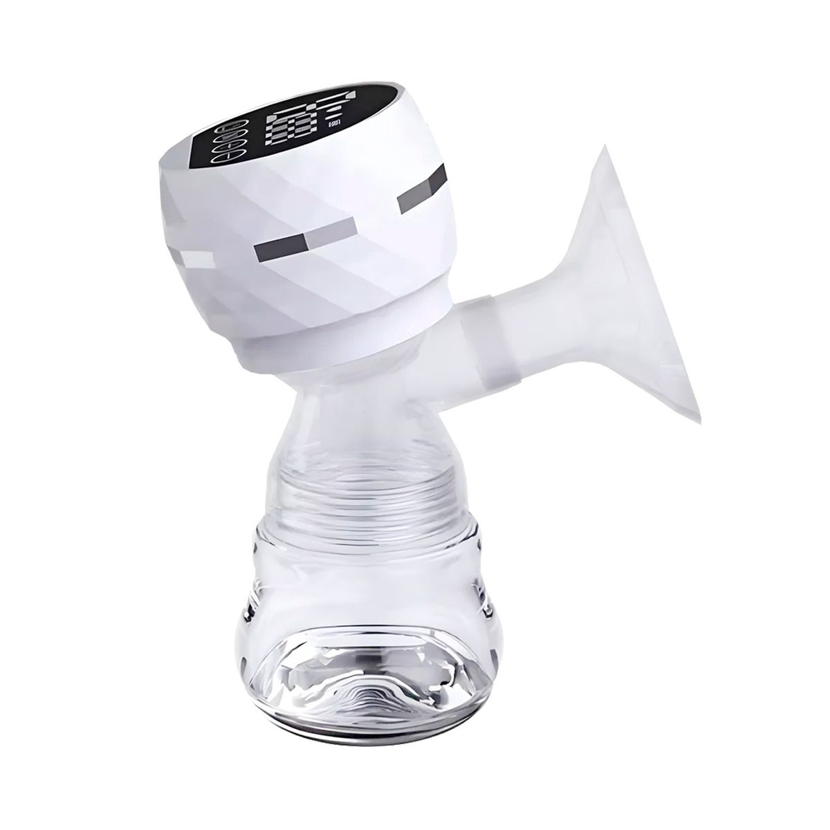 BABYPAL - Extractor de Leche S005 Eléctrico 2 en 1 con Biberón Blanco