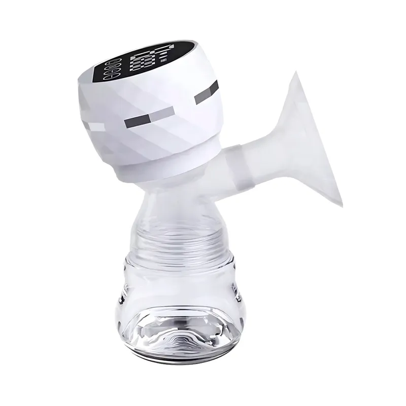BABYPAL - Extractor de Leche S005 Eléctrico 2 en 1 con Biberón Blanco