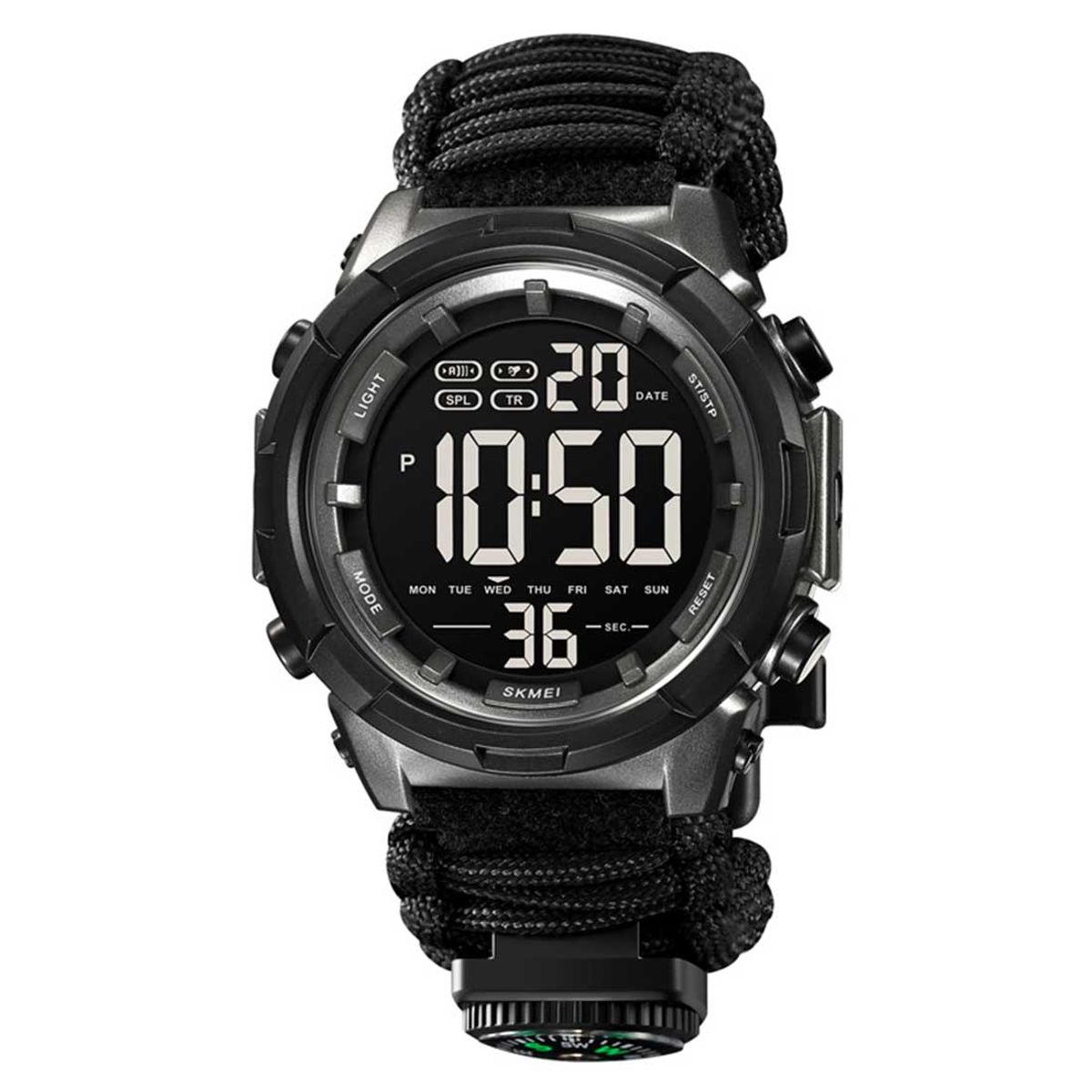 SKMEI - Reloj Hombre SKMEI Reactor Digital Deportivo Militar Negro 1845