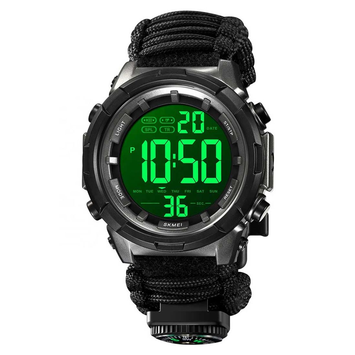 SKMEI - Reloj Hombre SKMEI Reactor Digital Deportivo Militar Negro 1845