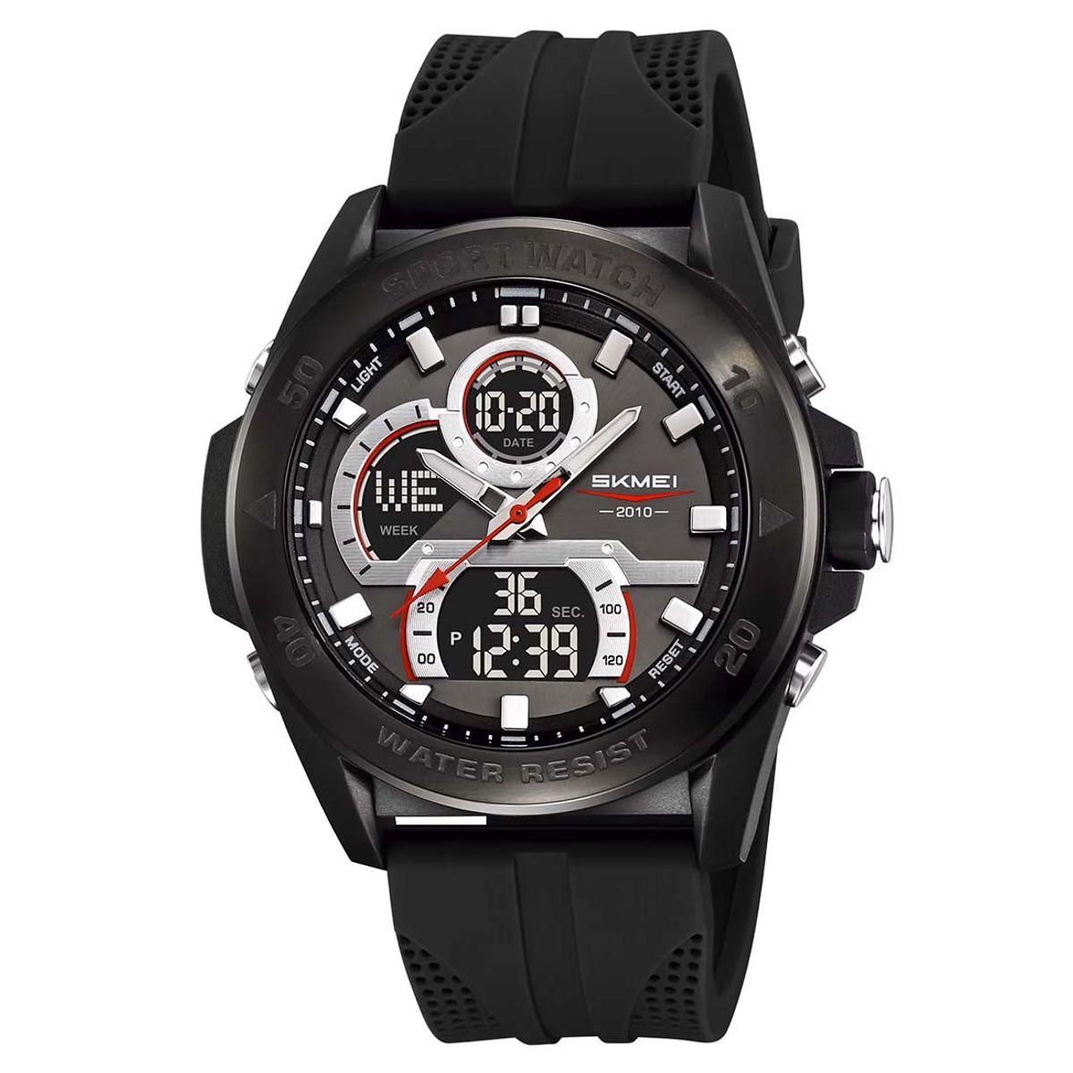 SKMEI - Reloj Hombre Skmei Racing Dual Digital 3 Horarios Multifunción 2486