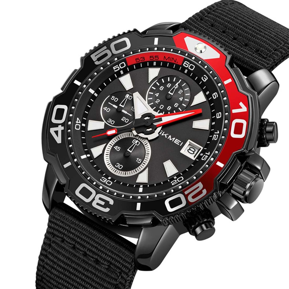 SKMEI - Reloj Hombre Skmei Adventure Analógico  Cronómetro Fecha Negro 9381