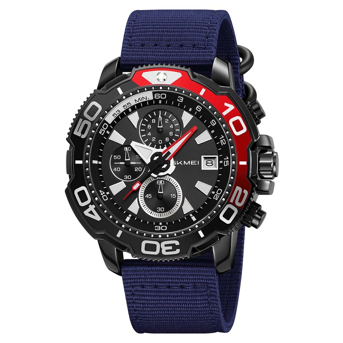 SKMEI - Reloj Hombre Skmei Adventure Analógico  Cronómetro Fecha Azul 9381