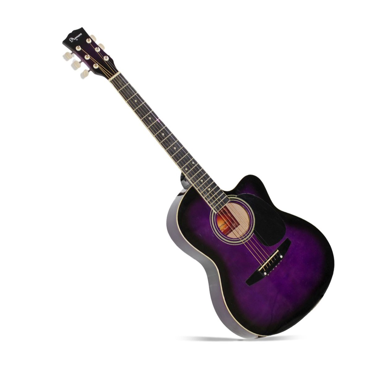 GENERICO - AYMARA GUITARRA ACUSTICA CUERDAS NYLON MORADO CON FUNDA