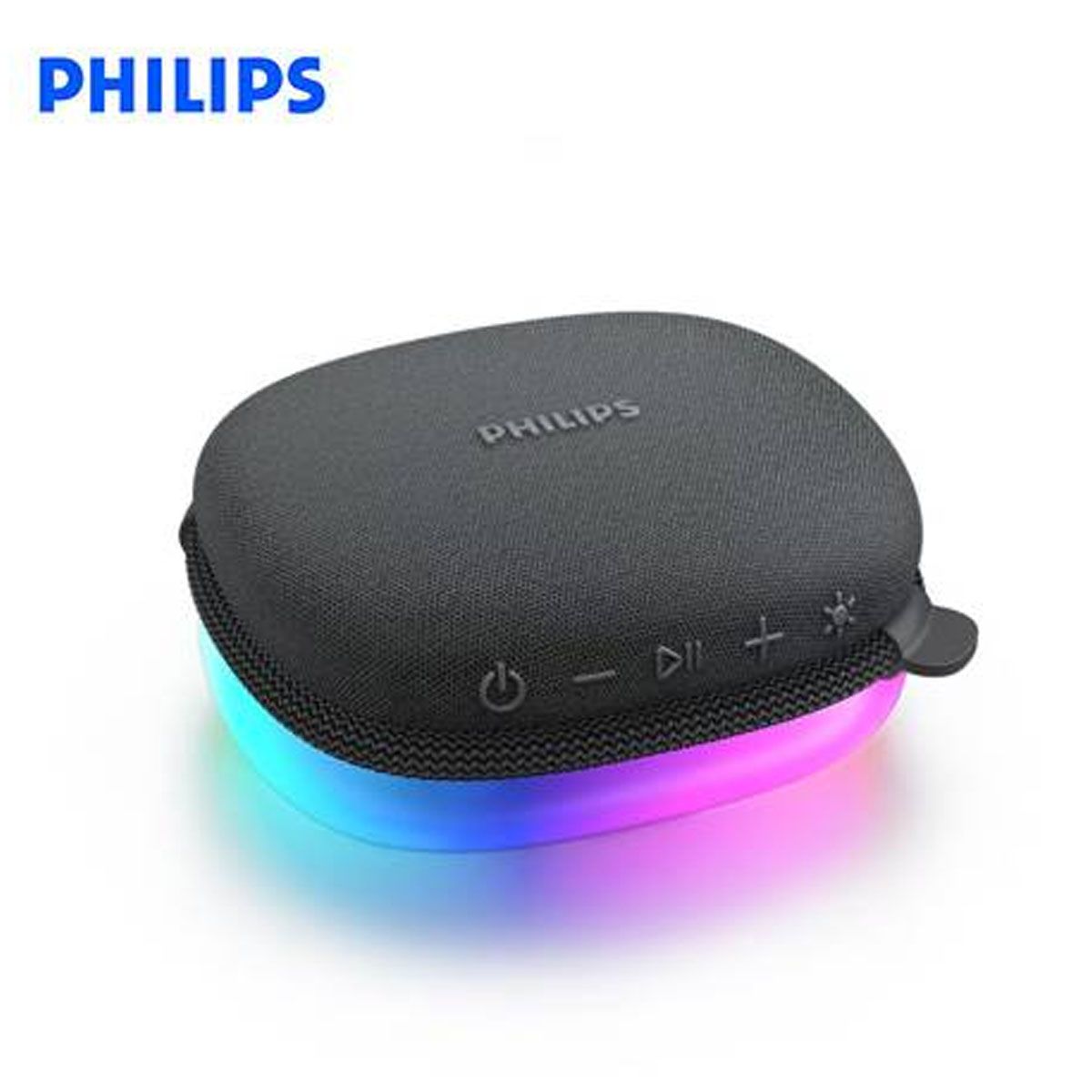 PHILIPS - PARLANTE PHILIPS TAS2307 RGB BLUETOOTH 10W USB-C BLACK