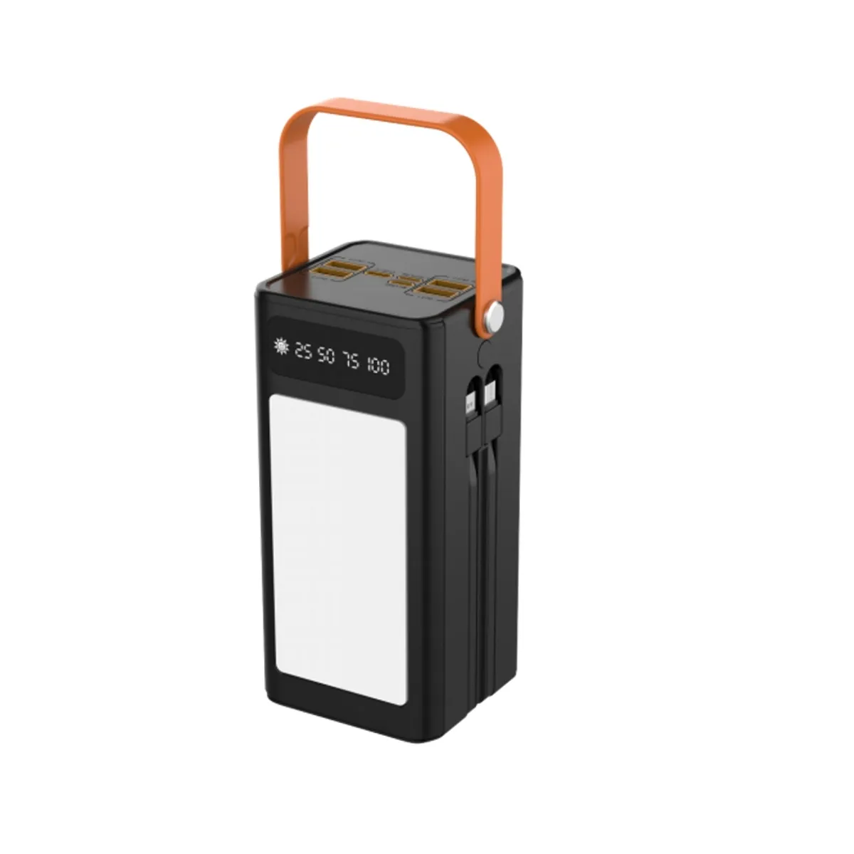 HOGUO - Hoguo - Powerbank 22,5 W LED Carga Rápida 500000mAh con Linterna con cables